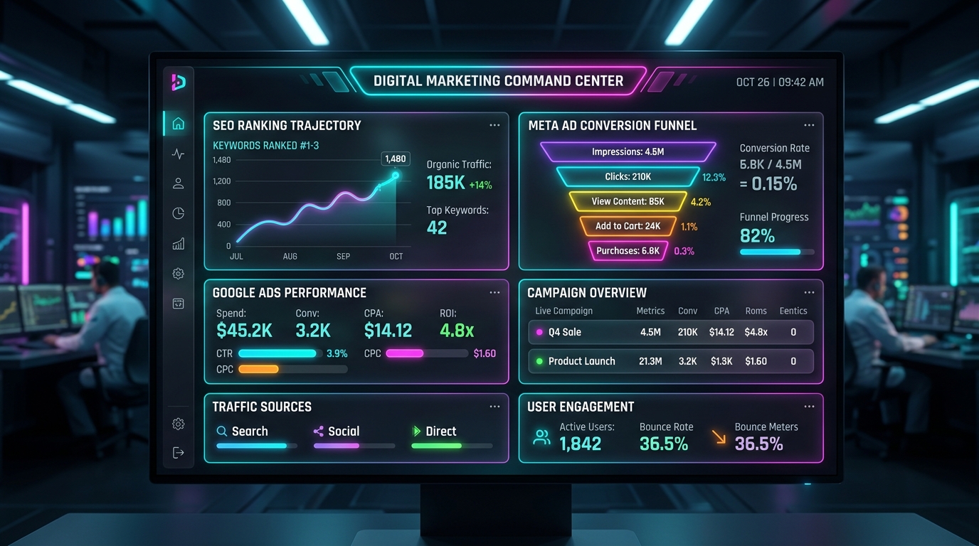 Digital Marketing Command Center - Harisankar